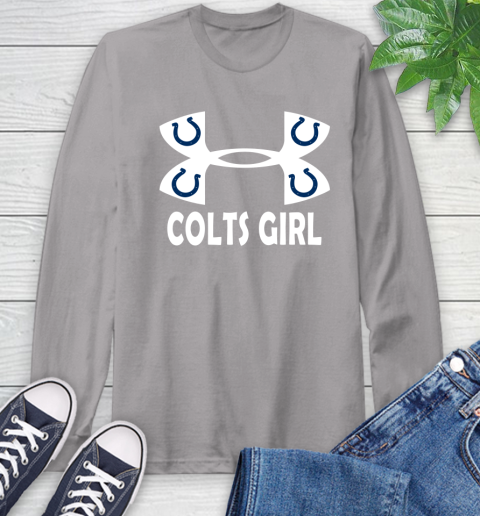 NFL Indianapolis Colts Girl Under Armour Football Sports Long Sleeve T-Shirt 6