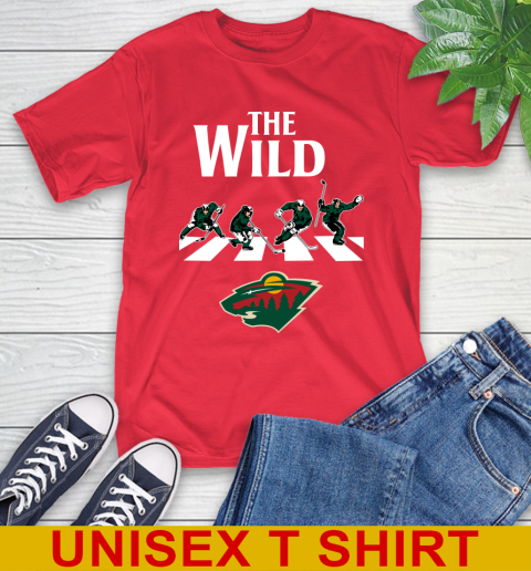 NHL Hockey Minnesota Wild The Beatles Rock Band Shirt T-Shirt 12