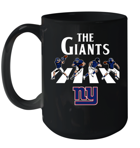 NFL Football New York Giants The Beatles Rock Band Shirt Ceramic Mug 15oz