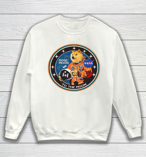 Doge coin To The Moon Sweatshirt