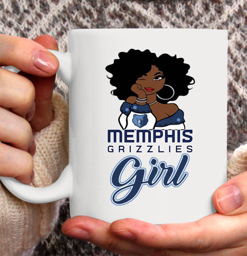 Memphis Grizzlies Girl NBA Ceramic Mug 11oz 4