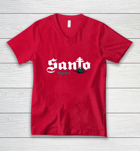 Santo Tequila Guy Fieri V-Neck T-Shirt 6