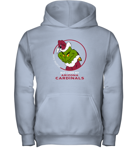 Youth Cardinal Arizona Cardinals Double Logo Pullover Hoodie