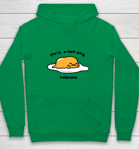 Gudetama the Lazy Egg A meh zing Valentine Youth Hoodie 4