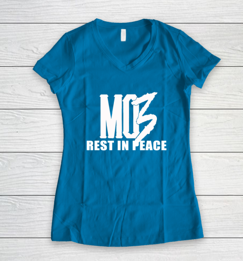 Rest In Peace MO3 RIP Women's V-Neck T-Shirt 5