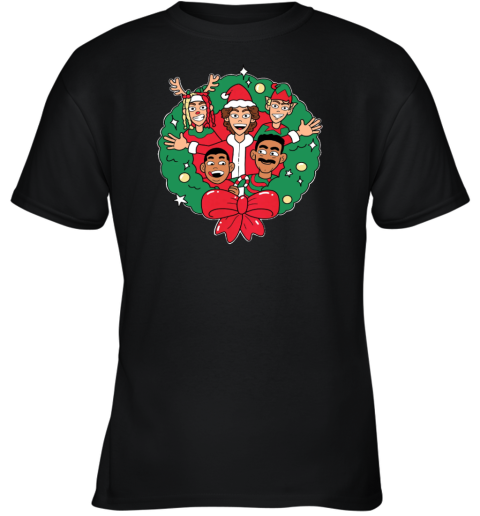 Baylen Levine Merch Wreath Christmas Youth T-Shirt
