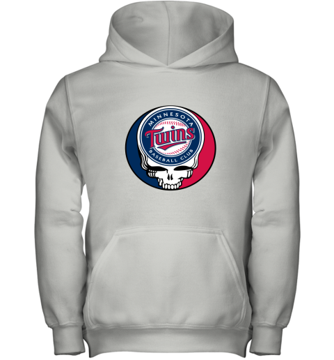 Minnesota Twins The Grateful Dead Baseball MLB Mashup Youth Hoodie