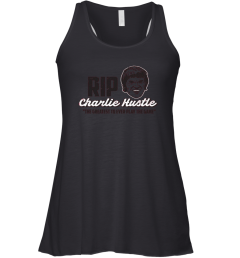 RIP Charlie Hustle Cincinnati Baseball Fan Premium Racerback Tank