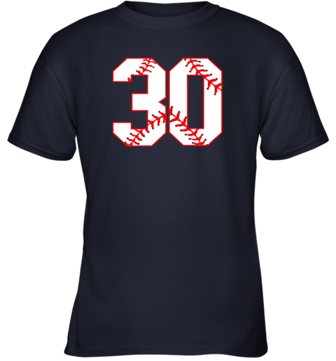 vwj1 thirtieth birthday party 30th baseball shirt born 1989 youth t shirt 26 front navy