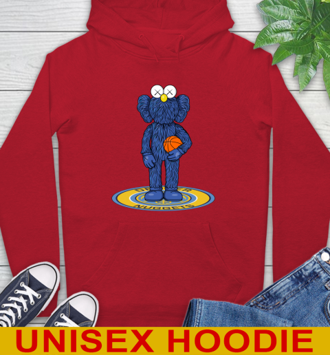 NBA Basketball Denver Nuggets Kaws Bff Blue Figure Shirt Hoodie 10