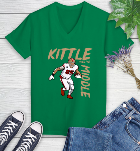 George Kittle Kittle Over the Middle San Francisco Shirt 81