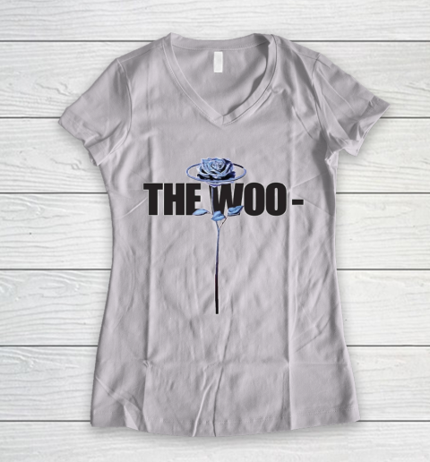 Vlone Pop Smoke Dior The Woo Women's V-Neck T-Shirt