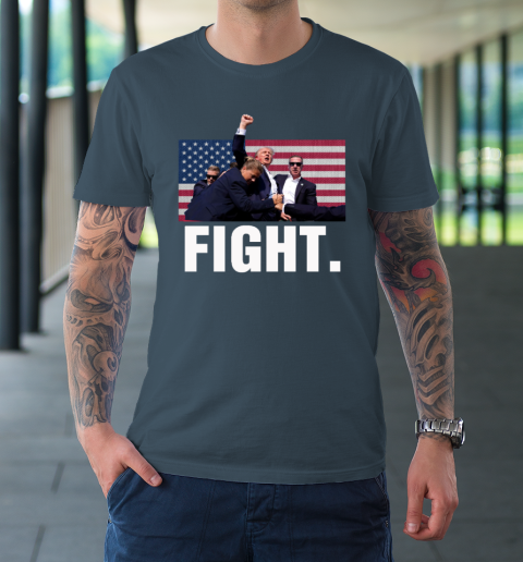 Trump Shooting Shirt Old Row Trump Fight T-Shirt 4