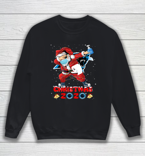 Carolina Panthers Funny Santa Claus Dabbing Christmas 2020 NFL Sweatshirt