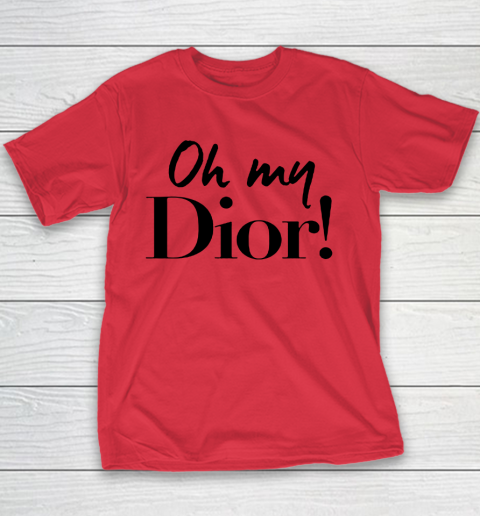 Dior black and pink top t shirt