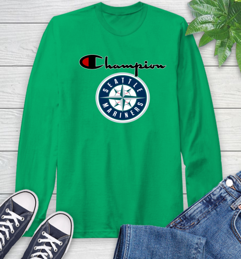 MLB Baseball Seattle Mariners Champion Shirt Long Sleeve T-Shirt 5