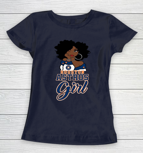 Houston Astross Girl MLB Women's T-Shirt 4