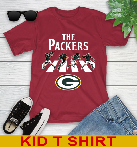 NFL Football Green Bay Packers The Beatles Rock Band Shirt Youth T-Shirt 12