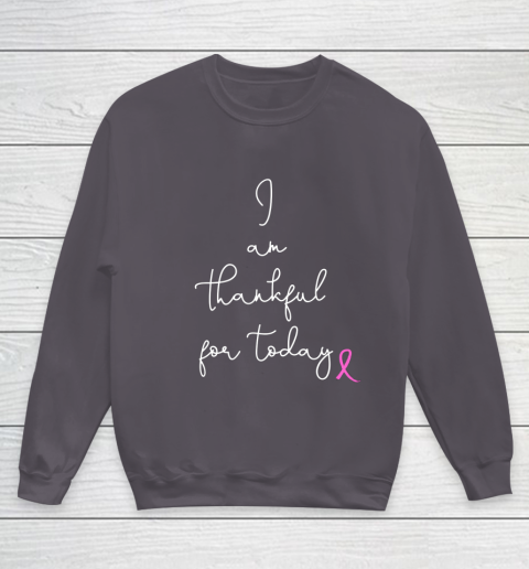 Womens Fighting Breast Cancer Product Gift Battling Through Chemo Youth Sweatshirt 5