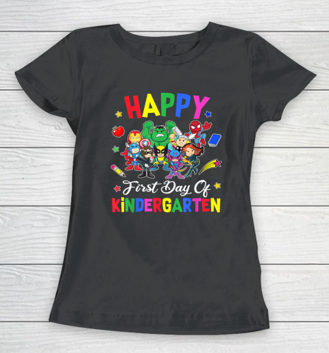 Happy First Day 1st grade Superheroes Back To School Women's T-Shirt