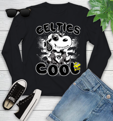 NBA Basketball Brooklyn Nets Cool Snoopy Shirt Youth Long Sleeve