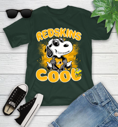 NFL Football Washington Redskins Cool Snoopy Shirt Youth T-Shirt 4
