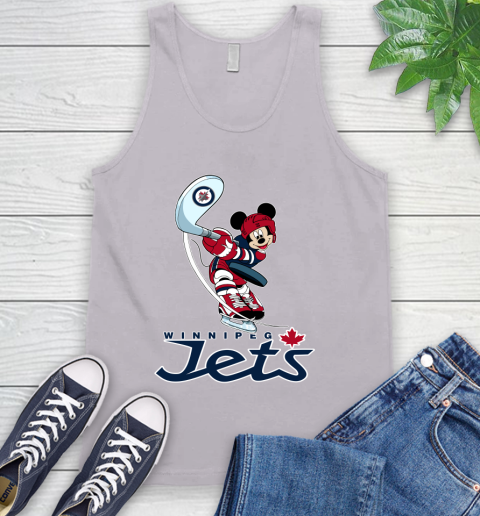 NHL Hockey Winnipeg Jets Cheerful Mickey Mouse Shirt Tank Top 4