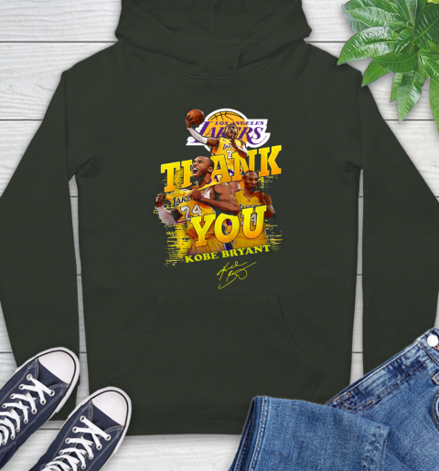 Great Thank you Kobe Bryant Los Angeles Lakers signature shirt 24