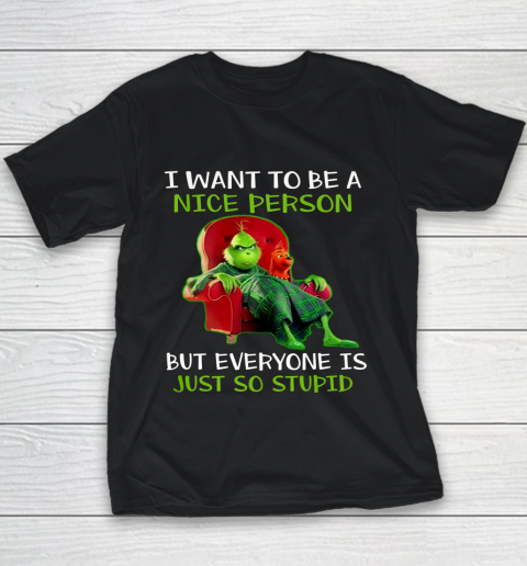 Tee Christmas Grinch Xmas funny quotes Youth T-Shirt