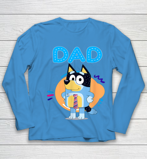 Family Blueys Love Dad Love Mom Blueys Love Mom Youth Long Sleeve 5