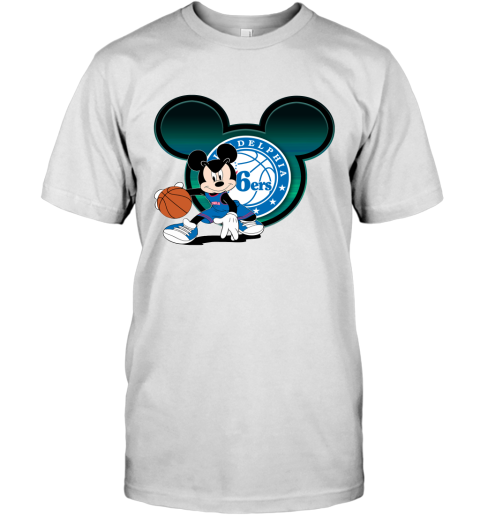 NBA Philadelphia 76ers Mickey Mouse Disney Basketball