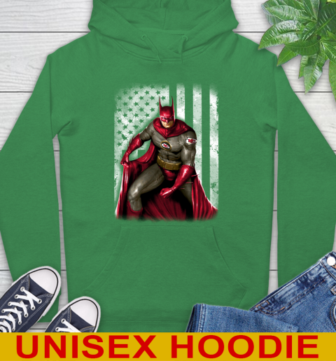Kansas City Chiefs NFL Football Batman DC American Flag Shirt Hoodie 8