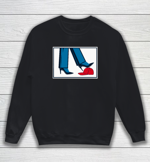 Kamala Harris Heels Stepping On Maga Hat Sweatshirt