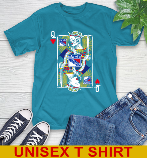 NHL Hockey New York Rangers The Queen Of Hearts Card Shirt T-Shirt 10 NHL Hockey New York Rangers The Queen Of Hearts Card Shirt T-Shirt - Image 10