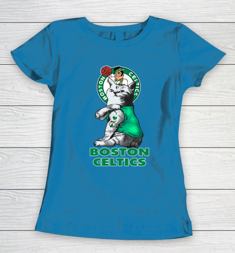 NBA Basketball My Cat Loves Boston Celtics Women's T-Shirt 6