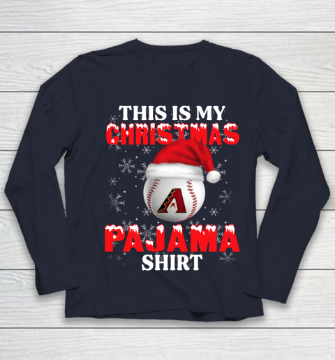 Arizona Diamondbacks This Is My Christmas Pajama Shirt MLB Youth Long Sleeve 2