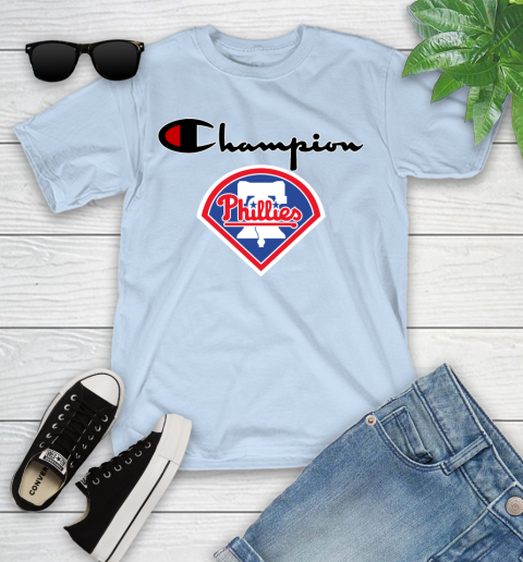 MLB Baseball Philadelphia Phillies Champion Shirt Youth T-Shirt 5