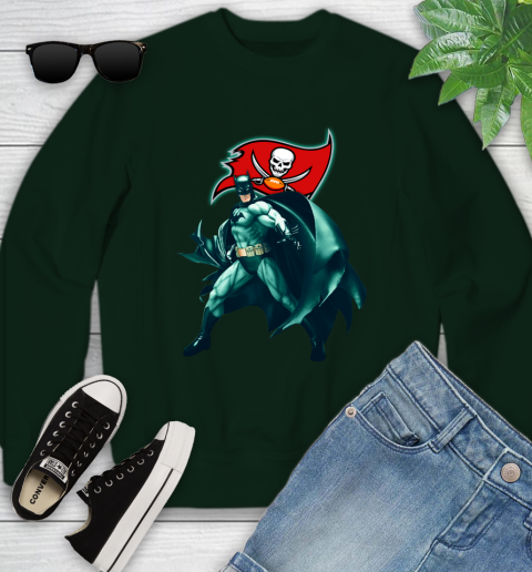 NFL Batman Football Sports Tampa Bay Buccaneers Youth Sweatshirt 10