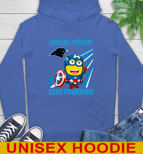 NFL Football Carolina Panthers Captain America Marvel Avengers Minion Shirt Hoodie 9