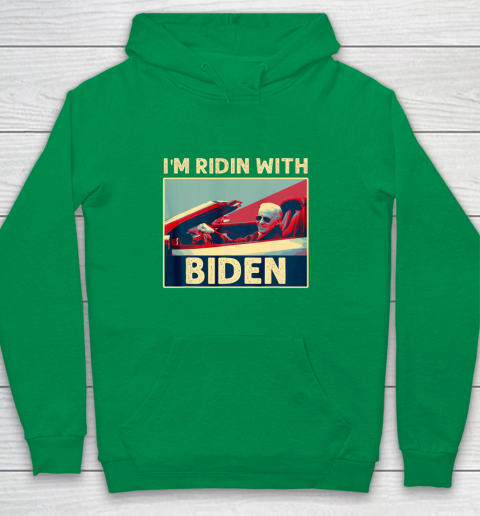 I'm Riding With Joe Biden Youth Hoodie 4