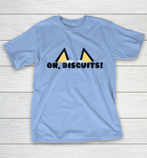 Bluey Oh Biscuits Mum Dad Cartoon Mother s Father s Day T-Shirt 8