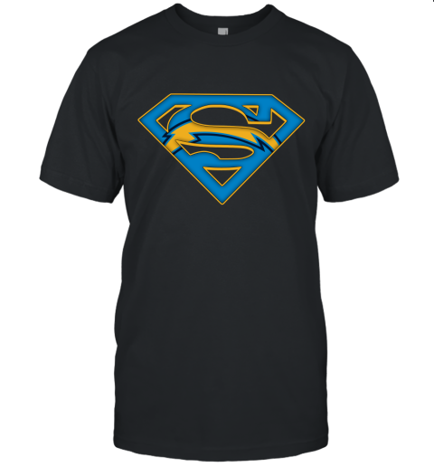 We Are Undefeatable Los Angeles Chargers x Superman NFL Unisex Jersey Tee