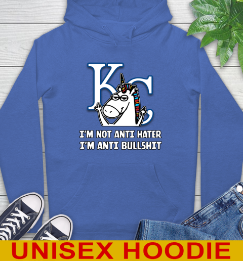 Los Angeles Angels MLB Baseball Unicorn I'm Not Anti Hater I'm Anti Bullshit (2) Hoodie 9