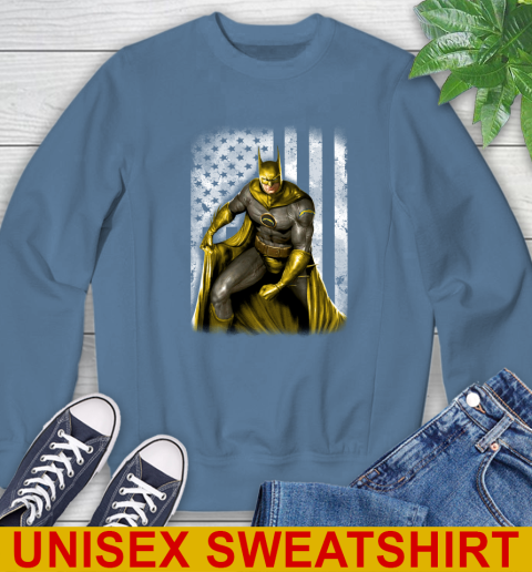 Los Angeles Chargers NFL Football Batman DC American Flag Shirt Sweatshirt 10