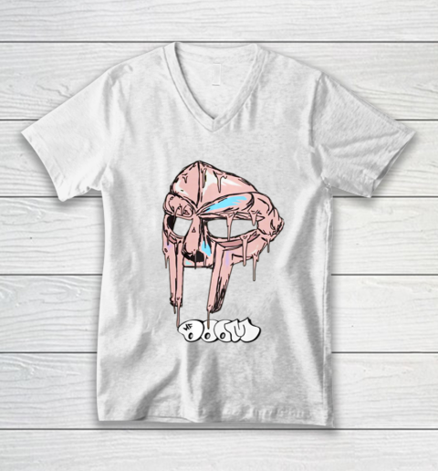 Tribute To M F Doom Villain Mask Gift V-Neck T-Shirt