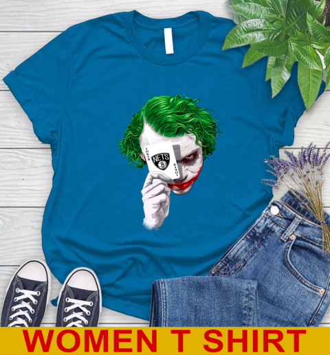 Brooklyn Nets NBA Basketball Joker Card Shirt Women's T-Shirt 8