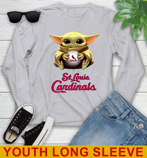 MLB Baseball St.Louis Cardinals Star Wars Baby Yoda Shirt 127