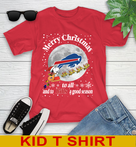 Buffalo Bills Merry Christmas To All And To Bills A Good Season NFL Football Sports Youth T-Shirt 11