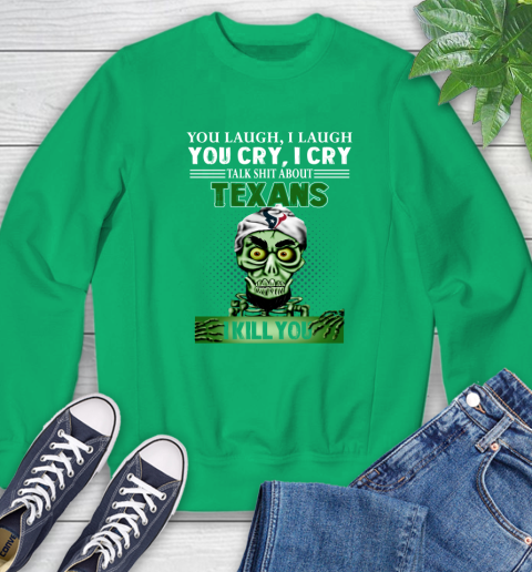 NFL Talk Shit About Houston Texans I Kill You Achmed The Dead Terrorist Jeffrey Dunham Football Sweatshirt 7