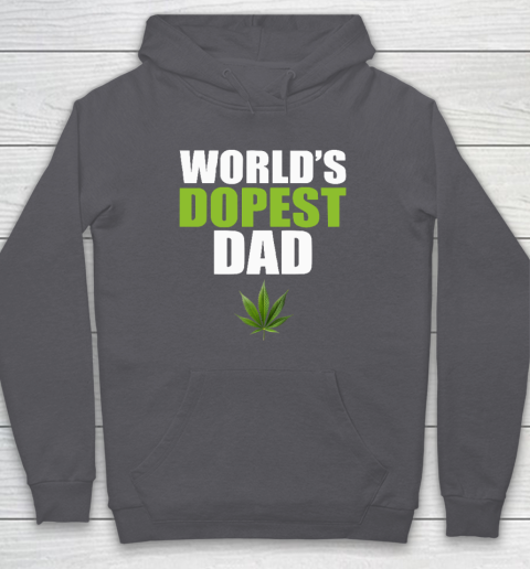 World's Dopest Dad Marijuana Hoodie 4